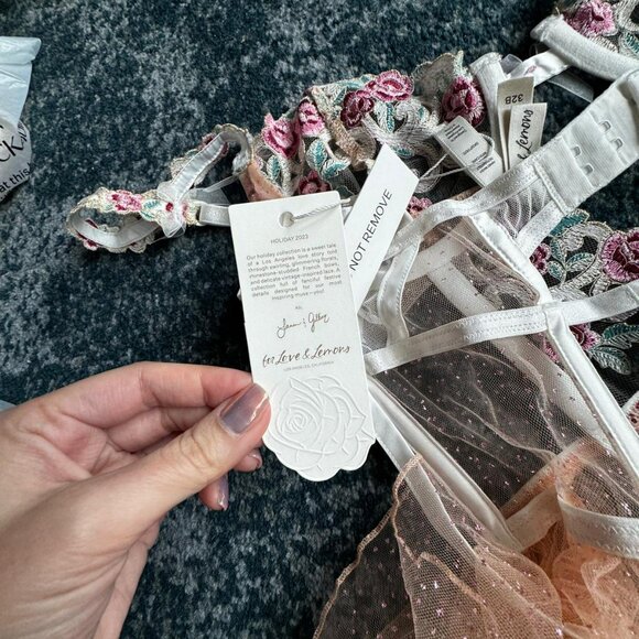 NWT For Love and Lemons Siena Teddy - Picture 4 of 5